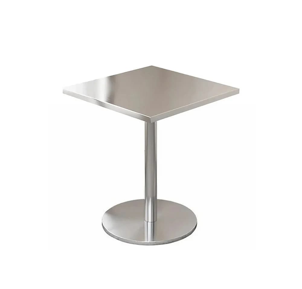 Muxing Bartisch Edelstahl rostfrei stabil silber - Bild 2