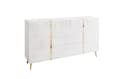 ALLHOUSE24 Kommode DIAMANT 158 cm Breite Hochglanz GOLD Sideboard Bild 2
