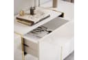 ALLHOUSE24 Kommode DIAMANT 158 cm Breite Hochglanz GOLD Sideboard Bild 5