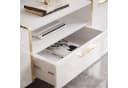 ALLHOUSE24 TV-Schrank DIAMANT Lowboard mit Metallbeine Hochglanz Bild 5