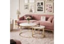 ALLHOUSE24 Couchtisch PEONY 2 in 1 GOLD Hochglanz runder Tisch Bild 2