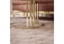 ALLHOUSE24 Couchtisch PEONY 2 in 1 GOLD Hochglanz runder Tisch Bild 4
