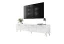 ALLHOUSE24 TV-Schrank LOGANTE 200 cm Weiß Hochglanz Bild 4