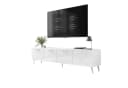ALLHOUSE24 TV-Schrank LOGANTE 200 cm Weiß Hochglanz Bild 3