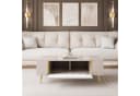 ALLHOUSE24 Couchtisch DIAMANT GOLD Hochglanz, Stauraum, goldene Beine Bild 4