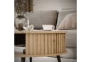 ALLHOUSE24 Couchtisch NOVA Beige Runder Sofatisch mit Ablage Bild 4