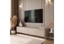 ALLHOUSE24 TV-Schrank LUMINA 200 mit LED Metallfüßen, modern Lowboard Bild 1