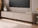 ALLHOUSE24 TV-Schrank LUMINA Push-to-Open mit LED auf Metallfüßen Bild 2
