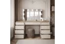 ALLHOUSE24 Schminktisch PEONY Kaschmir Gold mit LED-Spiegel Bild 3
