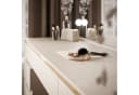 ALLHOUSE24 Schminktisch PEONY Kaschmir Gold mit LED-Spiegel Bild 4
