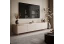 ALLHOUSE24 TV-Schrank LINE 200 cm Kaschmir matt mit LED & Push-Open Bild 4