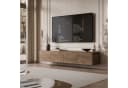 ALLHOUSE24 TV-Schrank LOGANTE Nussbaum PUSH-OPEN System Bild 1