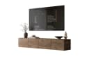 ALLHOUSE24 TV-Schrank LOGANTE Nussbaum PUSH-OPEN System Bild 2