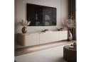 ALLHOUSE24 TV-Schrank LINE Kaschmir matt mit LED und Push-Open Bild 1