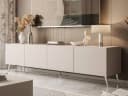 ALLHOUSE24 TV-Schrank LOGANTE Kaschmir Matt Push-to-Open Metallbeine Bild 2