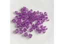 Kopper-24 Bastelperlen Doppelkegel Bicone 100 Stück Acryl Violett Bild 1