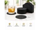 VanHenry Filz-Glasuntersetzer 12er Set Dunkelgrau mit Box Bild 5
