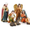 Nordstern Weihnachtskrippe 11-teilig Keramik 3-10 cm Bild 1