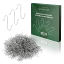 Nordstern Christbaumschmuck Schnellaufhänger Doppelhaken 300er Pack Silber Bild 2