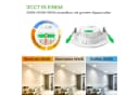 ALUSSO LED Einbauleuchte 6er-Set 6 W 3CCT Dimmbar IP44 68 mm Weiß Bild 3