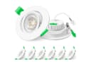ALUSSO LED Einbauleuchte 6er-Set 3CCT 6W Schwenkbar Weiß Bild 2