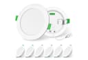 ALUSSO LED Einbauleuchte 6er-Set 3CCT Dimmbar 10W 1050lm Weiß Bild 2