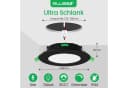 ALUSSO LED Einbaustrahler 6er-Set 10W 800lm Schwarz Bild 1