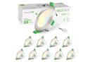 ALUSSO LED Einbaustrahler 10er-Set 5W Nickel 460 Lumen Bild 2