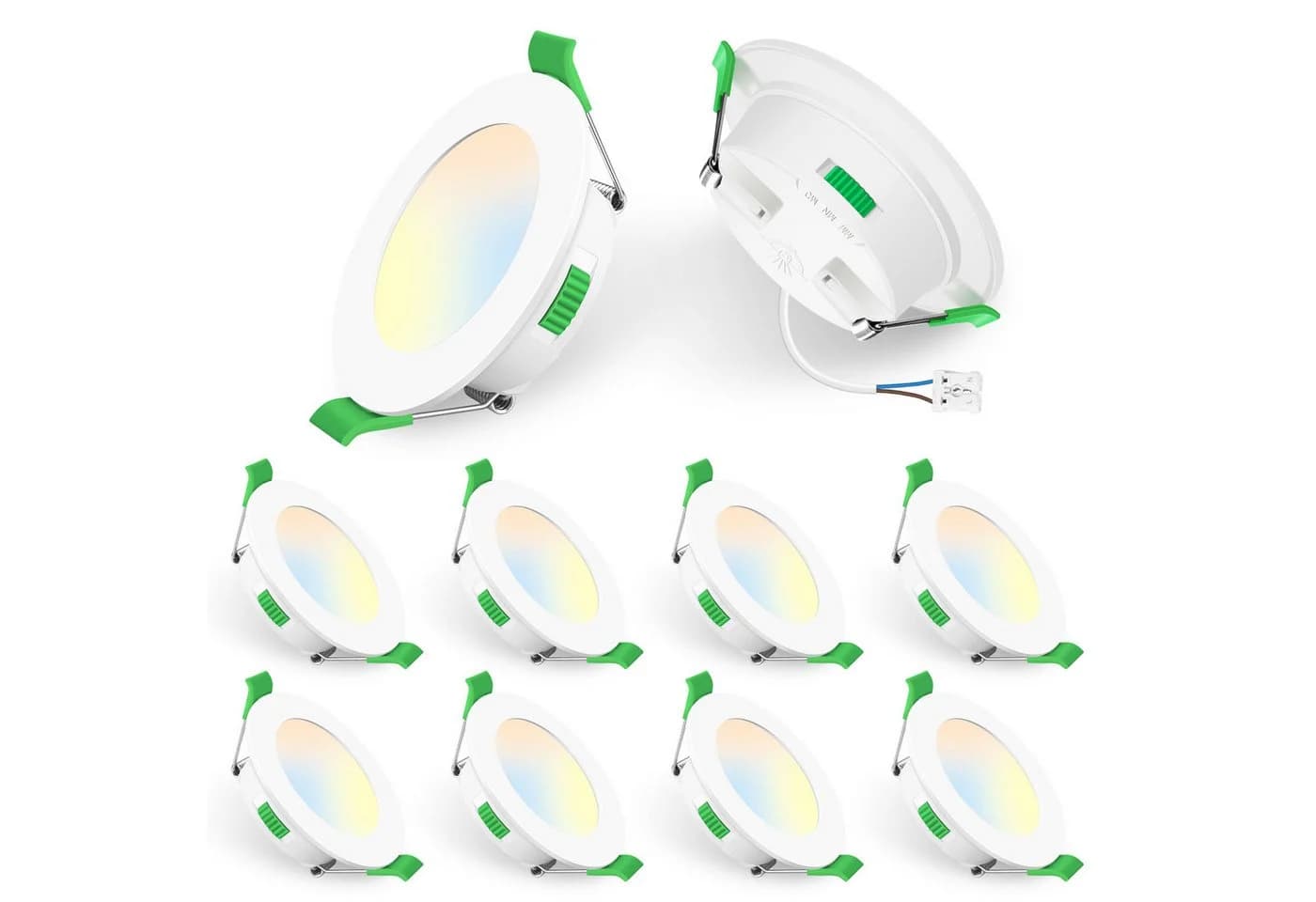 ALUSSO LED Einbaustrahler 10er-Set 5W Dimmbar Weiß - Bild 2