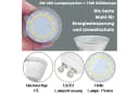 ZMH LED-Leuchtmittel GU10 Warmweiß 10 St. 2700K Bild 1