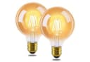ZMH LED-Leuchtmittel Retro G80 E27 2 St. Warmweiß 2700K Bild 2