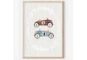 homestyle-accessoires Poster Kinderzimmer Bilderwand 6erSet Teddy Auto Bild 3