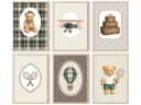 homestyle-accessoires Poster Kinderzimmer 6erSet Teddybär Bild 2