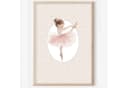 homestyle-accessoires Poster Kinderzimmer Bilderwand 6erSet Ballerina Ballett Bild 3