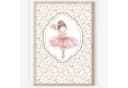 homestyle-accessoires Poster Kinderzimmer Bilderwand 6erSet Ballerina Ballett Bild 5
