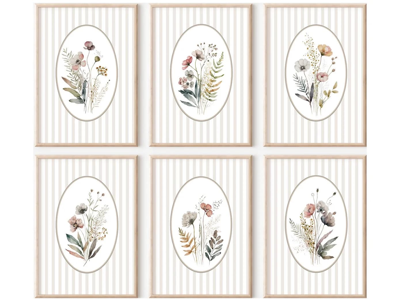 homestyle-accessoires Poster Bilderset Wiesenblumen 6er Set - Bild 2