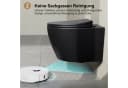 HOROW Hänge WC Komplettset Spülrandlos Toilette Nano Beschichtung Bild 3