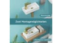 HOROW Mini Hängewaschbecken Keramik Weiß Bild 3
