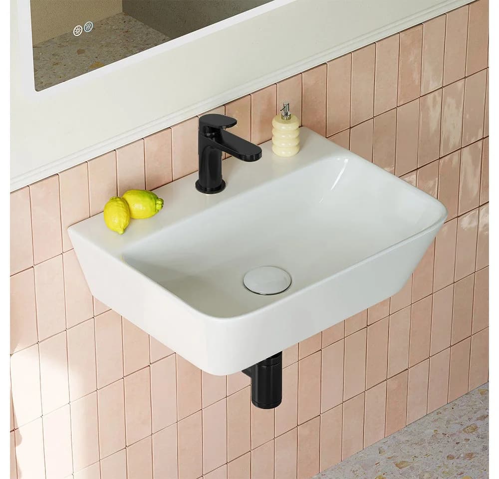 HOROW Handwaschbecken Weiß - Bild 3