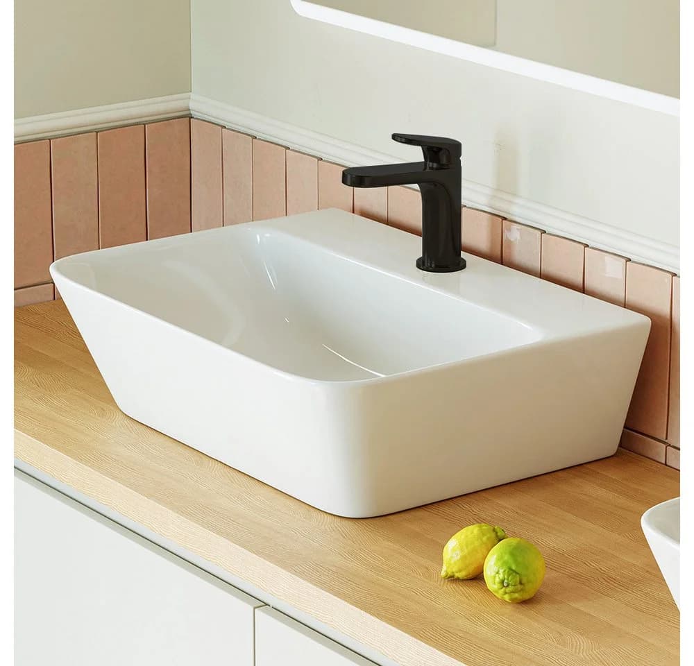 HOROW Handwaschbecken Weiß - Bild 4