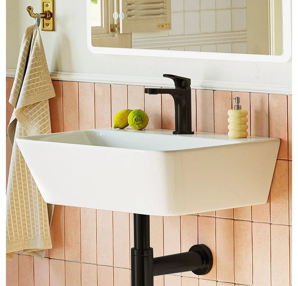 HOROW Handwaschbecken Weiß - Bild 5