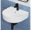 HOROW Waschbecken Aufsatzwaschbecken 50cm Wandhängend Bild 1