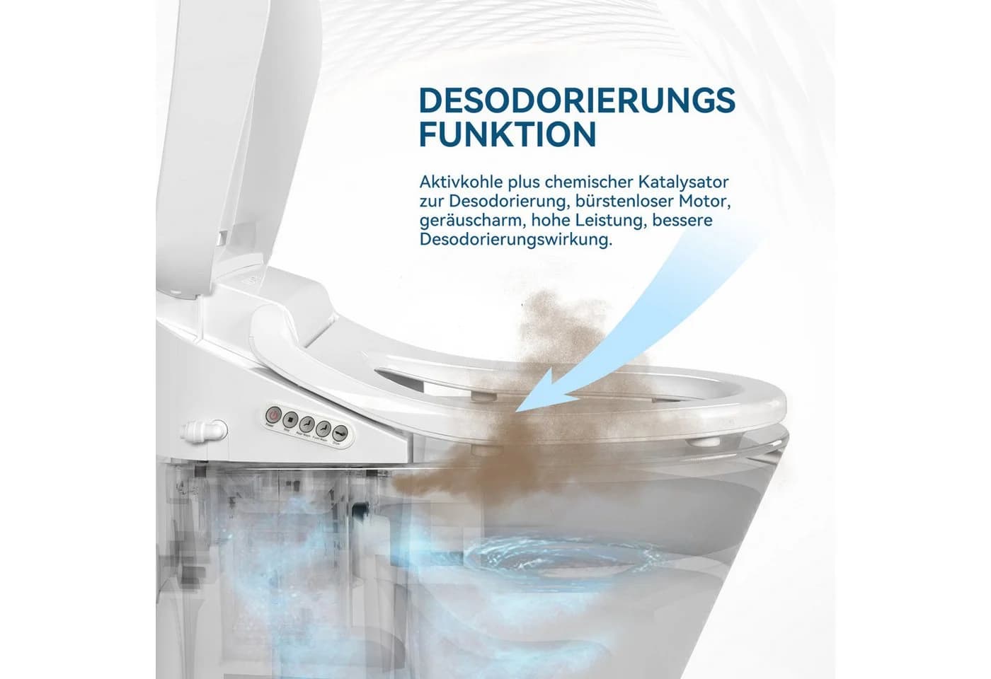 HOROW Dusch-WC-Sitz Bidet Dusch WC Aufsatz Elektrischer Bidet Sitz mit Fernbedienung - Bild 5