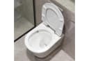 HOROW Bidet Hänge Bidet Komplet Set mit Hänge WC Spülrandlos, wandhängend, WC Sitz mit Absenkautomatik Bild 5