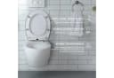 HOROW WC-Komplettset Vorwandelement WC Set Spülkasten WC Drückerplatte Set, wandhängend, (Toilette mit Spülkasten Spülrandloses WC Wand WC Spülrandlos) Bild 3