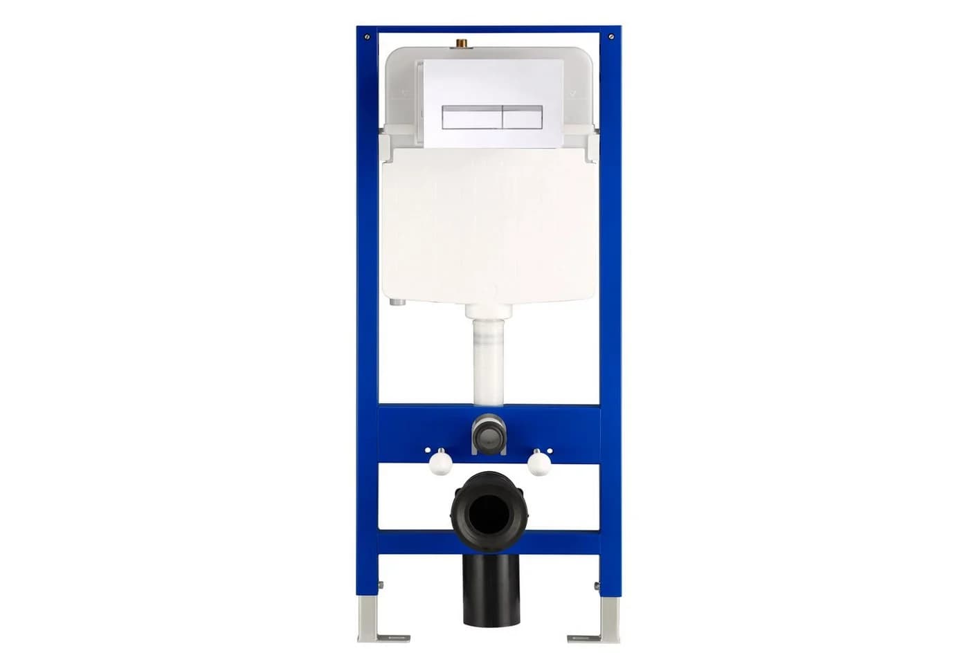 HOROW WC-Komplettset Vorwandelement WC Set Spülkasten WC Drückerplatte Set, wandhängend, (Toilette mit Spülkasten Spülrandloses WC Wand WC Spülrandlos) - Bild 5