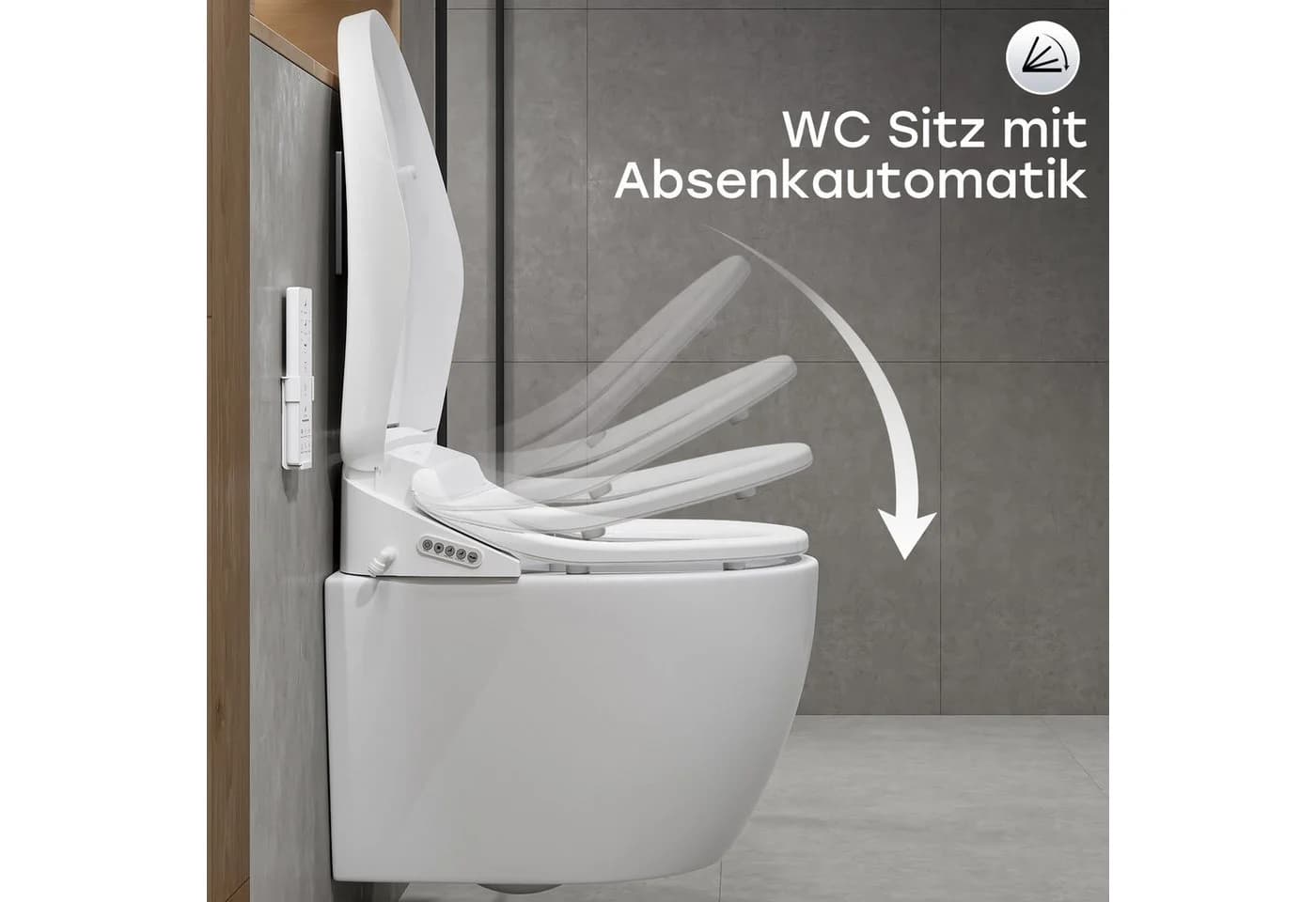 HOROW Dusch-WC-Sitz Bidet Dusch WC Aufsatz Elektrischer Bidet Sitz mit Fernbedienung - Bild 3