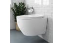 HOROW WC-Komplettset mit Vorwandelement, 2-Mengen-Spülung, weiß Bild 1