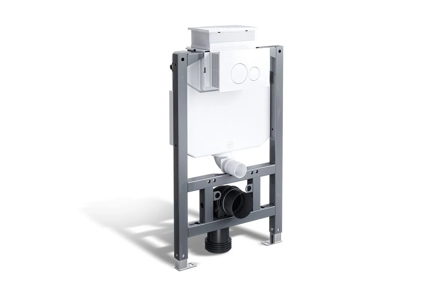 HOROW Vorwandelement WC Unterputz Spülkasten Grau 82cm - Bild 2