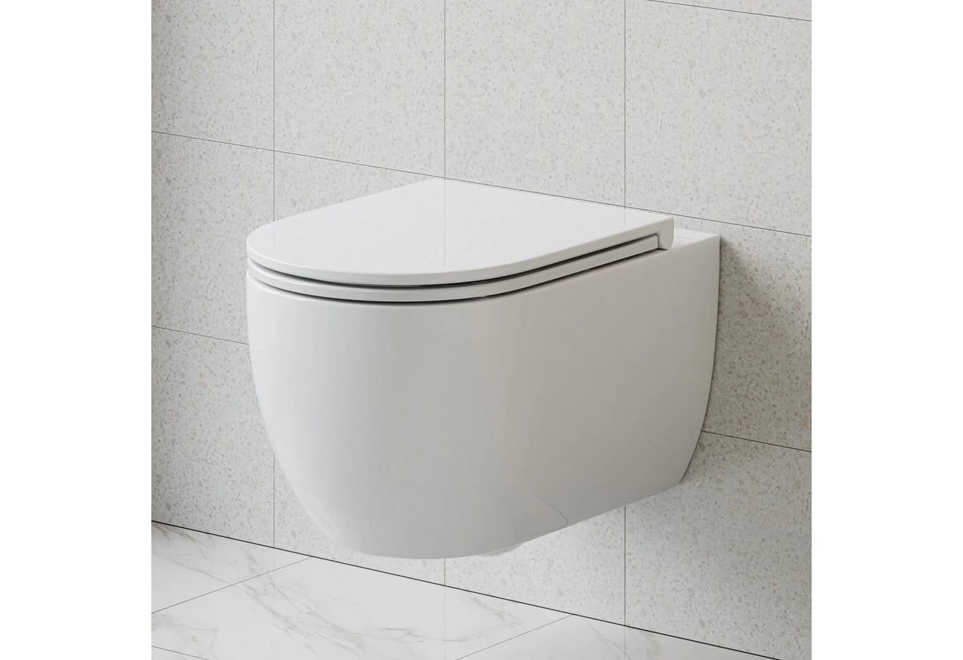 HOROW Tiefspül-WC wandhängend Spülrandlos - Bild 2